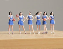 Load image into Gallery viewer, 1:64 Painted Figure Model Miniature Resin Diorama Sand Basketball Girl Baby Lady
