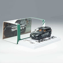 Load image into Gallery viewer, WHELART 1:64 2018 Black Range Rover Sports SUV Model Diecast Metal Car New Collection
