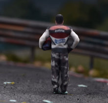 Load image into Gallery viewer, 1:64 Painted Figure Model Miniature Resin Sand Diorama Racer Driver Man Boy
