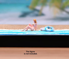 Load image into Gallery viewer, 1:64 Painted Car Model Base Miniature Diorama Road Sand Scenario Seaside Beach
