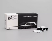 Load image into Gallery viewer, MT 1:64 White Ponda BUG World Lowest Model Diecast Metal Car New
