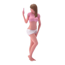 Load image into Gallery viewer, 1:64 Painted Figure Model Miniature Resin Diorama Sand Selfie Sexy Lady Girl Toy
