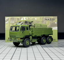 Load image into Gallery viewer, Masdi 1:64 Green Military FMTV 6x6 Truck Model Diecast Metal Car New Collection

