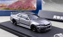 Load image into Gallery viewer, FUJI 1:64 JDM Gray Skyline GTR R34 Z-Tune Sports Model Diecast Metal Car New Collection
