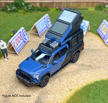 Load image into Gallery viewer, CM 1:64 Blue Tundra Overland Camper Pickup Sports Model Diecast Metal Car New Collection
