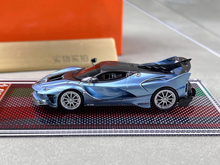 Load image into Gallery viewer, U2 1:64 Ice Blue FXXK EVO Super Racing Sports Model Diecast Resin Car New Collection
