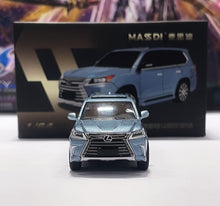 Load image into Gallery viewer, Masdi 1:64 Ice Blue LX570 Luxury ORV SUV Sports Model Diecast Metal Car New Collection

