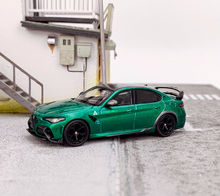 Load image into Gallery viewer, BBR 1:64 Green Romeo Giulia GTAm Spoiler Sports Diecast Model Metal Car New
