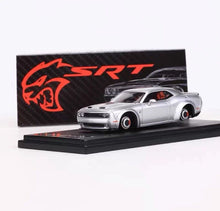 Load image into Gallery viewer, FW 1:64 Silver SRT Hellcat Muscle Coupe Sports Model Diecast Metal Car New Collection
