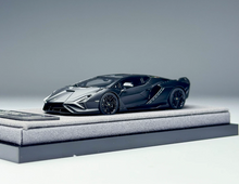 Load image into Gallery viewer, Deepmaker 1:64 Matte Black Sian FKP 37 Sports Model Diecast Resin Car New Collection
