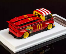 Load image into Gallery viewer, LMLF 1:64 Red MCD VW T1 RWB Pickup Camper Kombi Model Diecast Metal Car New Collection

