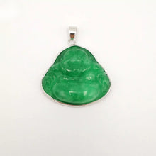 Load image into Gallery viewer, Nature Jade Laughing Budha Pendant Necklace Gift Jewelry charm Blessing Lucky S
