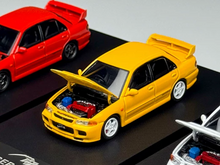 Load image into Gallery viewer, FUJI 1:64 JDM Yellow Lancer EVO III 3 GSR Sports Model Diecast Metal Car New Collection
