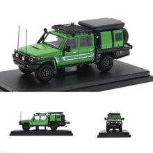 Load image into Gallery viewer, Autobots 1:64 Green Land Cruiser J70 LC79 Pickup Crew Cab Model Diecast Car
