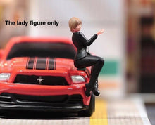 Load image into Gallery viewer, 1:64 Painted Figure Model Miniature Resin Diorama Sand Lady in Suit Short hair Collection
