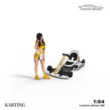 Load image into Gallery viewer, Aurora 1:64 992 GT3 RS RWB 964 Karting Figure Sport Model Diecast Metal Car
