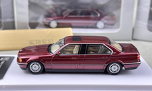 Load image into Gallery viewer, DCM 1:64 Red 1996-98 E38 L7 728il Luxury Sedan Model Diecast Metal Car New Collection
