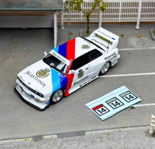 Load image into Gallery viewer, SW 1:64 White M3 E30 LTO Coupe Widebody #14 Sports Model Diecast Metal Car New Collection
