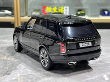 Load image into Gallery viewer, LCD 1:18 Black Range Rover SVA Luxury SUV Sports Model Diecast Metal Car New
