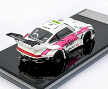 Load image into Gallery viewer, SW 1:64 Luminous Pink 911 RWB 993 #23 Big Spoiler Model Diecast Metal Car New Collection
