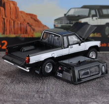 Load image into Gallery viewer, GCD 1:64 1985 Black Hilux Xtra Cab Pickup Truck Model Diecast Metal Car New Collection
