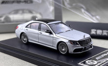 Load image into Gallery viewer, RM 1:64 Silver S63 W222 V12 Luxury Sedan Sports Model Diecast Metal Car New Collection
