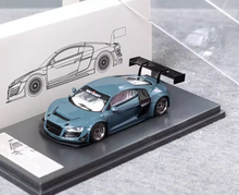 Load image into Gallery viewer, LMF 1:64 Gray R8 LMS Ultra Racing Sports Model Diecast Metal Car New Collection
