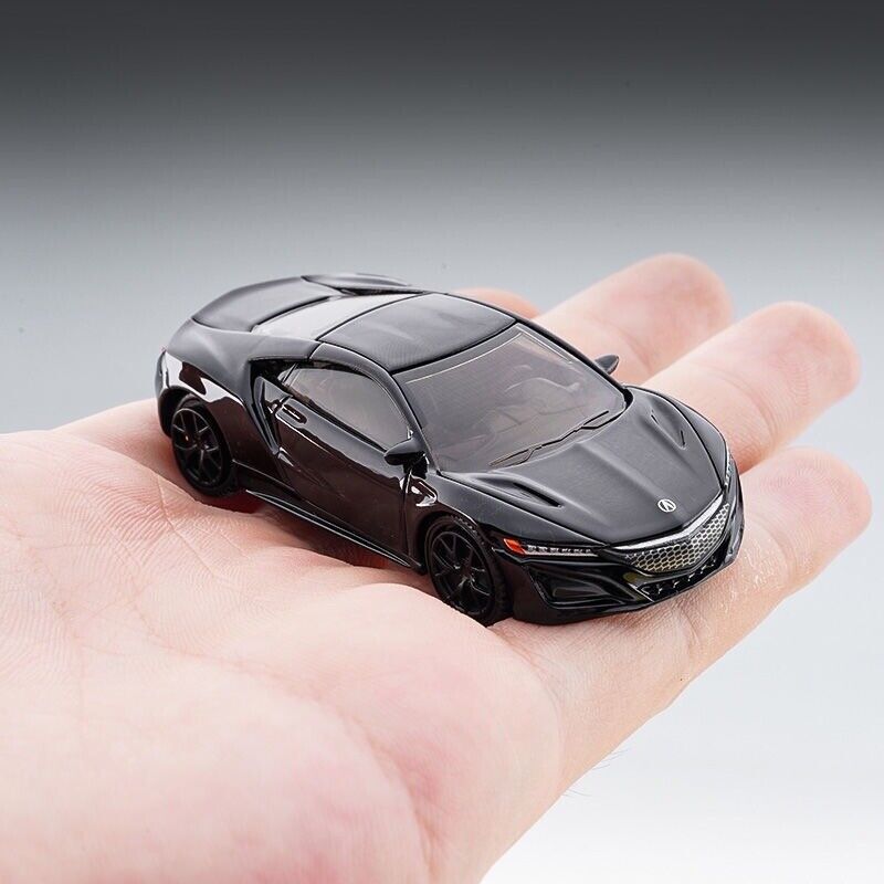 Bburago 1:64 Black JDM Acura NSX Super Racing Sports Model Toy