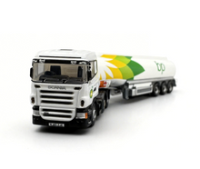Load image into Gallery viewer, 1:148 White Scania Highline Tanker Truck Model Diecast Metal Car New Collection
