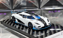 Load image into Gallery viewer, GRYNING 1:64 White Agera RS1 ML Racing Sports Model Diecast Resin Car New Collection
