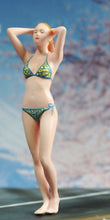 Load image into Gallery viewer, 1:64 Painted Figure Model Miniature Resin Diorama Sand Tease Hair Bikini Girl New

