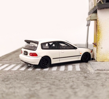 Load image into Gallery viewer, SW 1:64 JDM White EG6 Civic R Hatchback Sports Model Diecast Metal Car New
