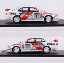 Load image into Gallery viewer, MK 1:64 APA White Galant VR-4 Rally Sedan Model Diecast Metal Car New Collection
