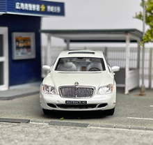 Load image into Gallery viewer, SH 1:64 White 62S Maybach Super Luxury Sedan Model Diecast Metal Car
