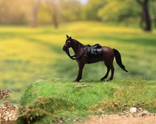 Load image into Gallery viewer, 1:64 Painted Figure Model Miniature Resin Diorama Sand Fine Horse White Brown
