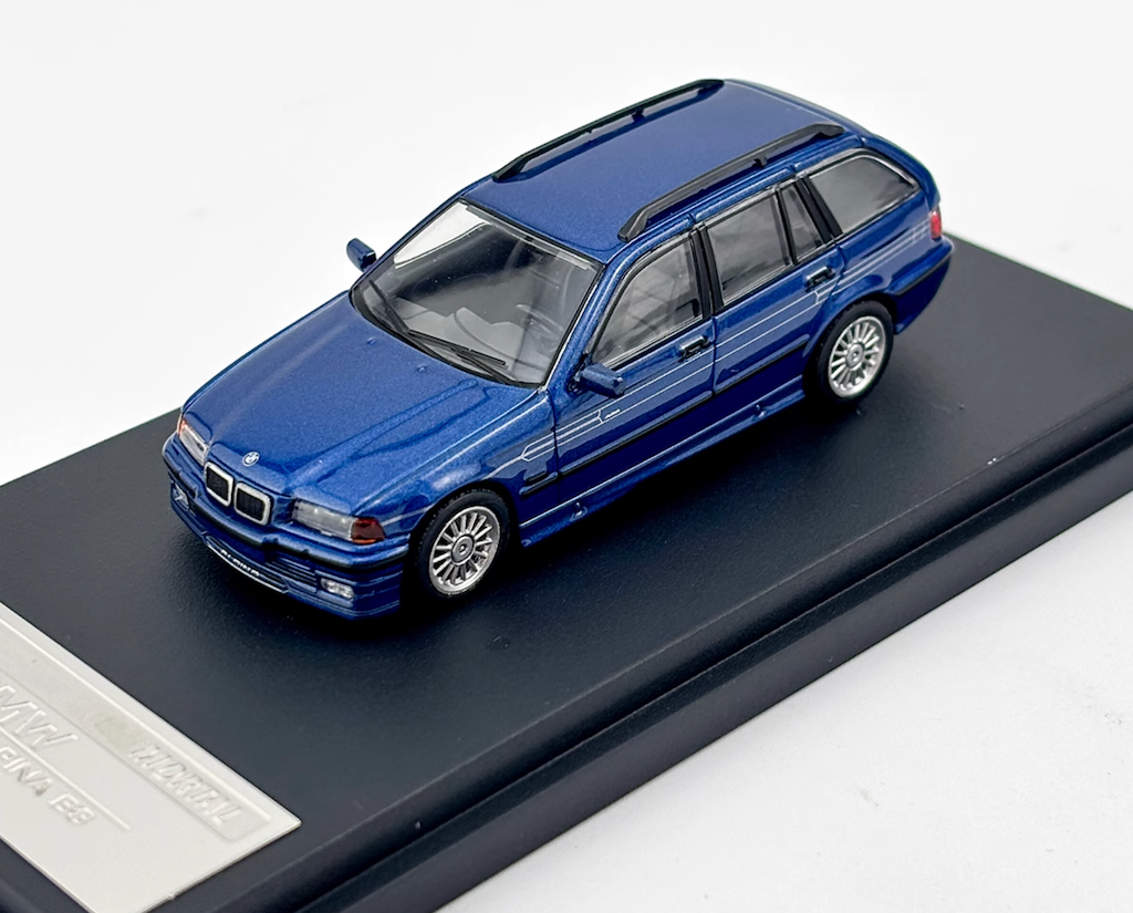 Mortal 1:64 Blue Alpina B8 E36 Wagon Sports Model Diecast Metal Car New Collection