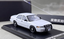 Load image into Gallery viewer, Rollin 1:64 White CV CROWN VICTORIA Police Model Diecast Metal Car New Collection
