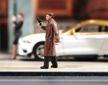Load image into Gallery viewer, 1:64 Painted Figure Model Miniature Resin Diorama Sand Killer Wind Coat Gun Man

