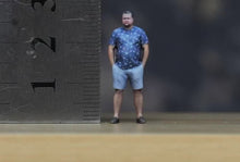 Load image into Gallery viewer, 1:64 Painted Figure Model Miniature Resin Diorama Sand Fat Man Standing Posture
