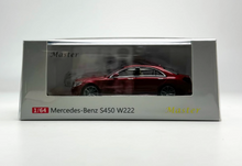 Load image into Gallery viewer, Master 1:64 Red S450 W222 Sedan Sports Model Diecast Metal Car New Collection
