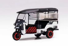 Load image into Gallery viewer, SH 1:64 EV Tuk Tuk Tricycle Charging Station Sport Model Diecast Metal Car New
