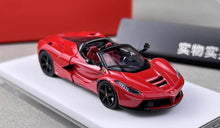 Load image into Gallery viewer, SB 1:64 Red LaFerrari F150 Convertible Sports Model Diecast Metal Car New Collection
