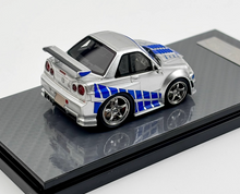 Load image into Gallery viewer, YM 1:64 JDM Skyline GTR R34 Z-TUNE Q Cute Car Sports Model Diecast Resin New Collection
