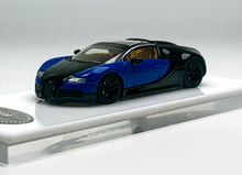Load image into Gallery viewer, Mortal 1:64 Blue Black Veyron SS Racing Sports Model Diecast Metal Car New Collection
