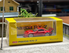 Load image into Gallery viewer, Master 1:64 JDM Red RX7 FD Rocket Bunny Sports Model Diecast Metal Car New Collection
