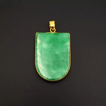 Load image into Gallery viewer, Nature Jade Lucky Plaque Pendant Necklace Gift Jewelry charm Blessing Lucky New

