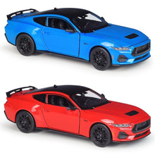 Load image into Gallery viewer, WELLY 1:25 2024 Mustang GT Racing Sports Coupe Model Diecast Metal Car New Collection
