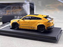 Load image into Gallery viewer, Flame 1:64 Yellow URUS LB Widebody Sports Model Diecast Metal Car New Collection
