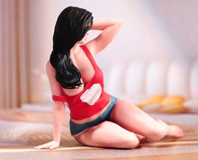 Load image into Gallery viewer, 1:64 Painted Figure Model Miniature Resin Diorama Sand Sexy Laying Lady Woman
