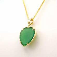 Load image into Gallery viewer, Nature Jade Love Pendant Necklace Gift Jewelry charm Blessing Adore Jewelry b
